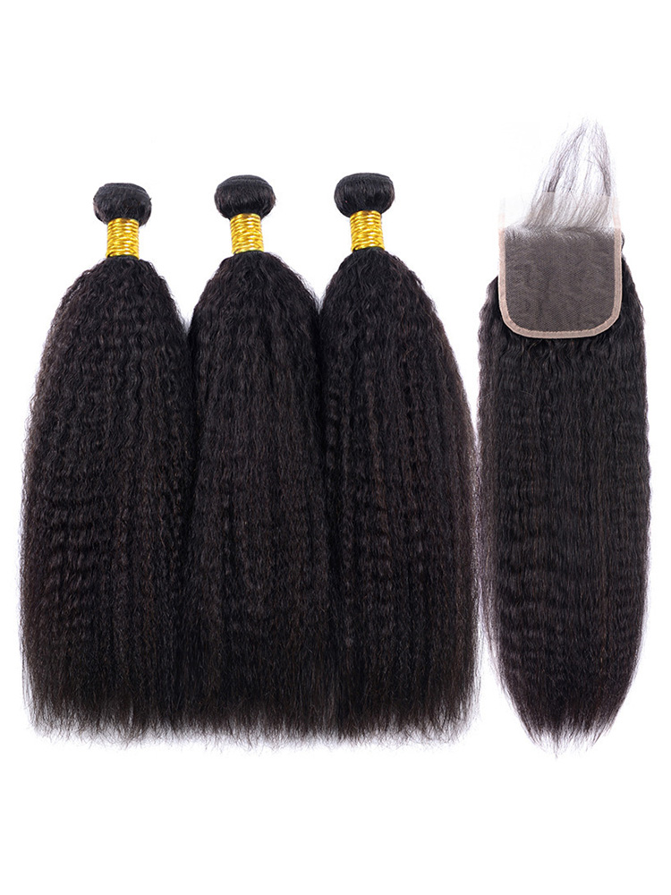 Kinky Straight Bundles With 4x4 Closure 