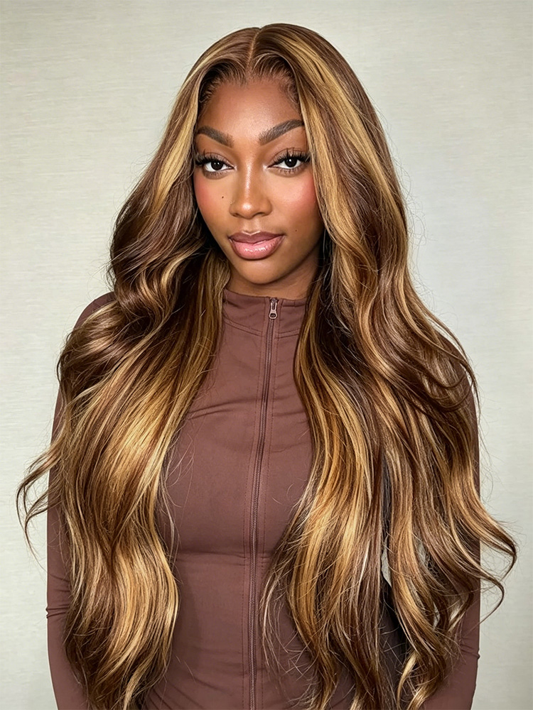 P4/27 Highlight Body Wave Hair