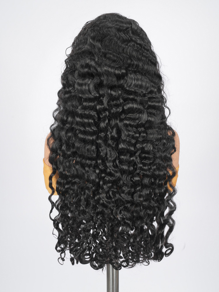 juicy raw indian curly lace wigs human hair