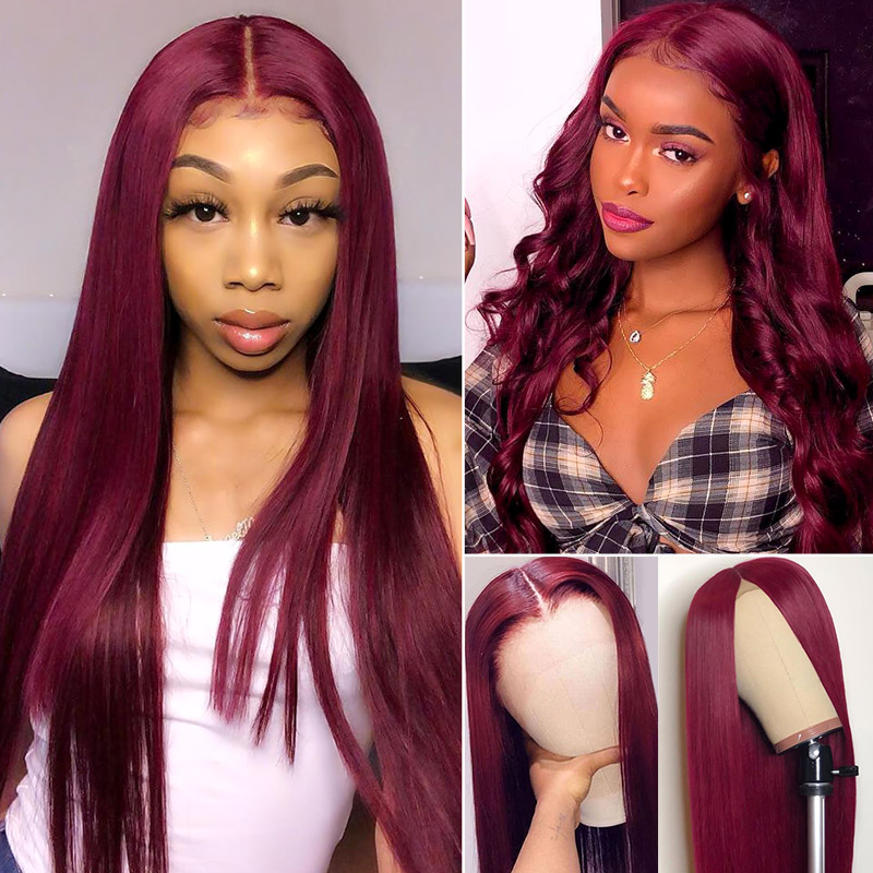 99J Lace Closure Wigs
