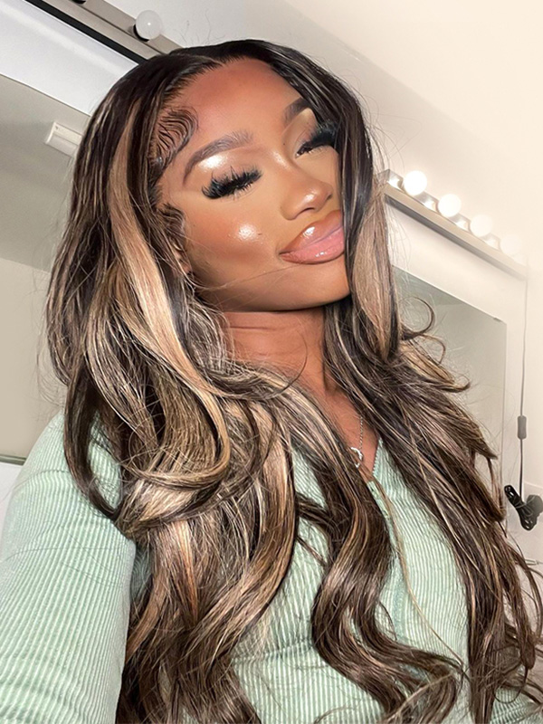 highlight body wave wig