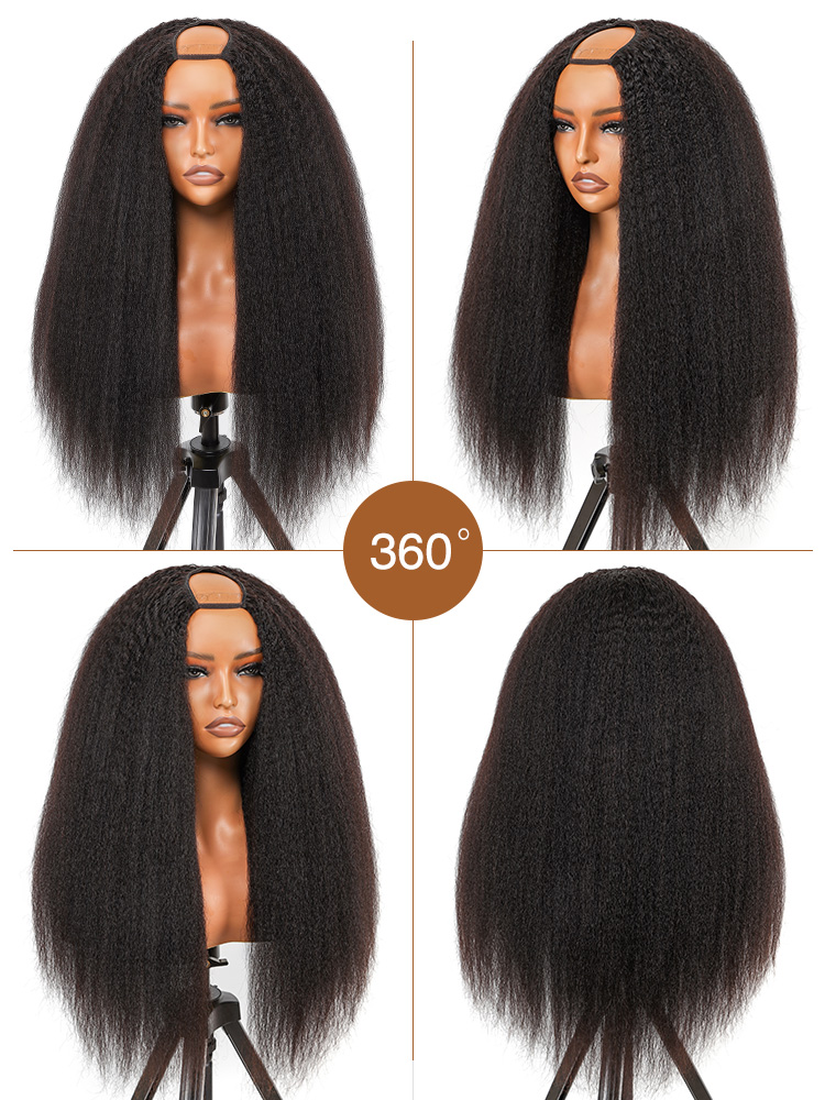 U Part Wig Real Pic