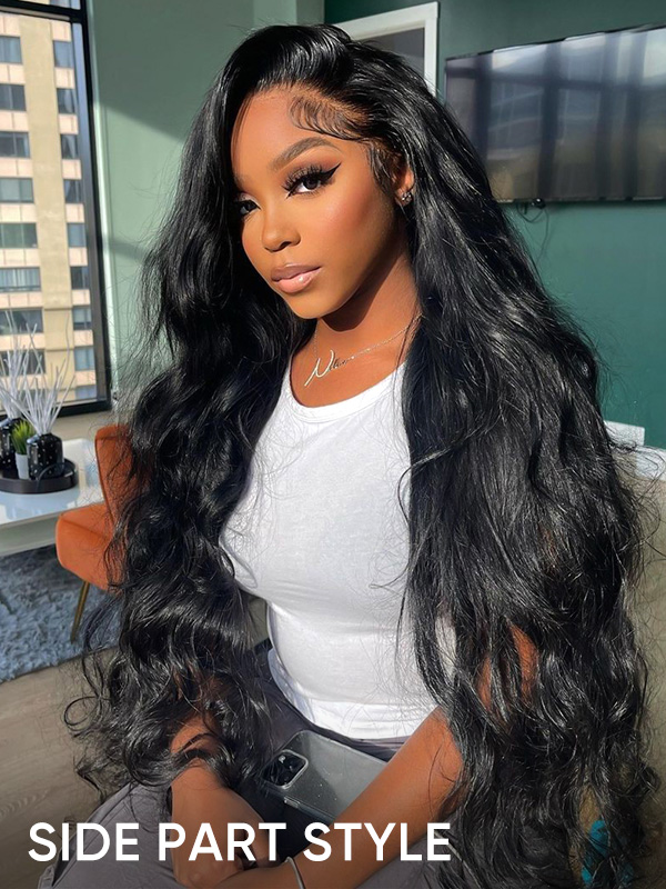 side part hairstyle