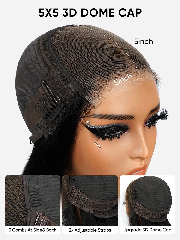 5x5 hd lace front wig