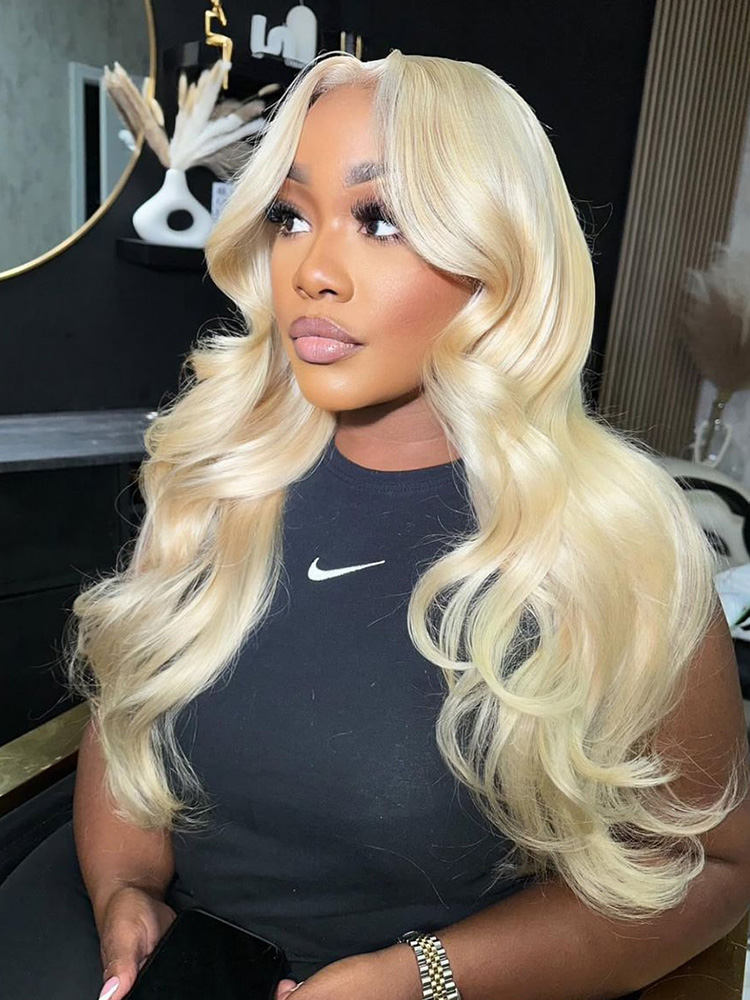 Blonde Body Wave Human Hair Wig Human Hair