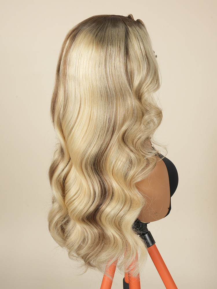 Ombre Blonde With Brown Highlights Hair