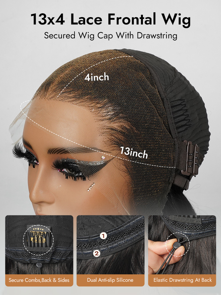 13x4 Lace Frontal With Drawstring