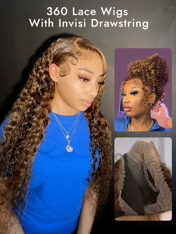 Highlight Invisi Drawstring 360 Lace Wig