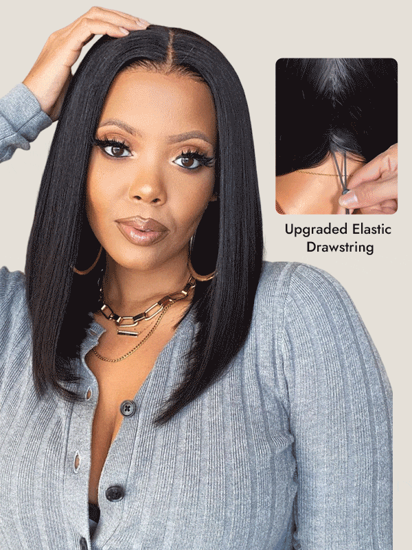 Elastic Drawstring Wig