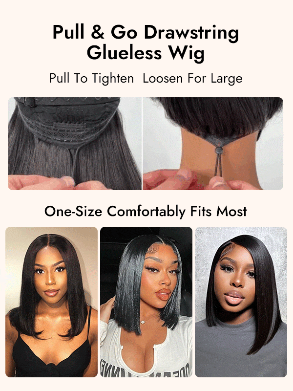 HD Lace 13x4 Drawstring Wigs