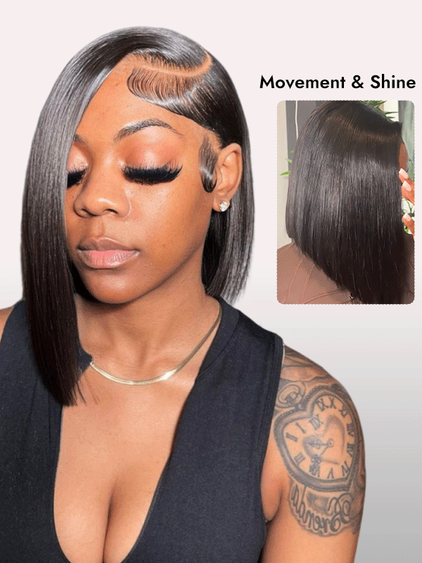 Asymmetrical Bob Short Wig
