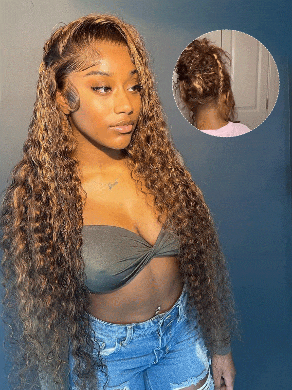 Highlight Honey Blonde Lace Wig