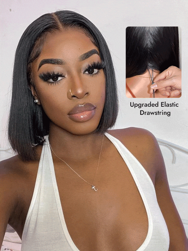 Elastic Drawstring Wig