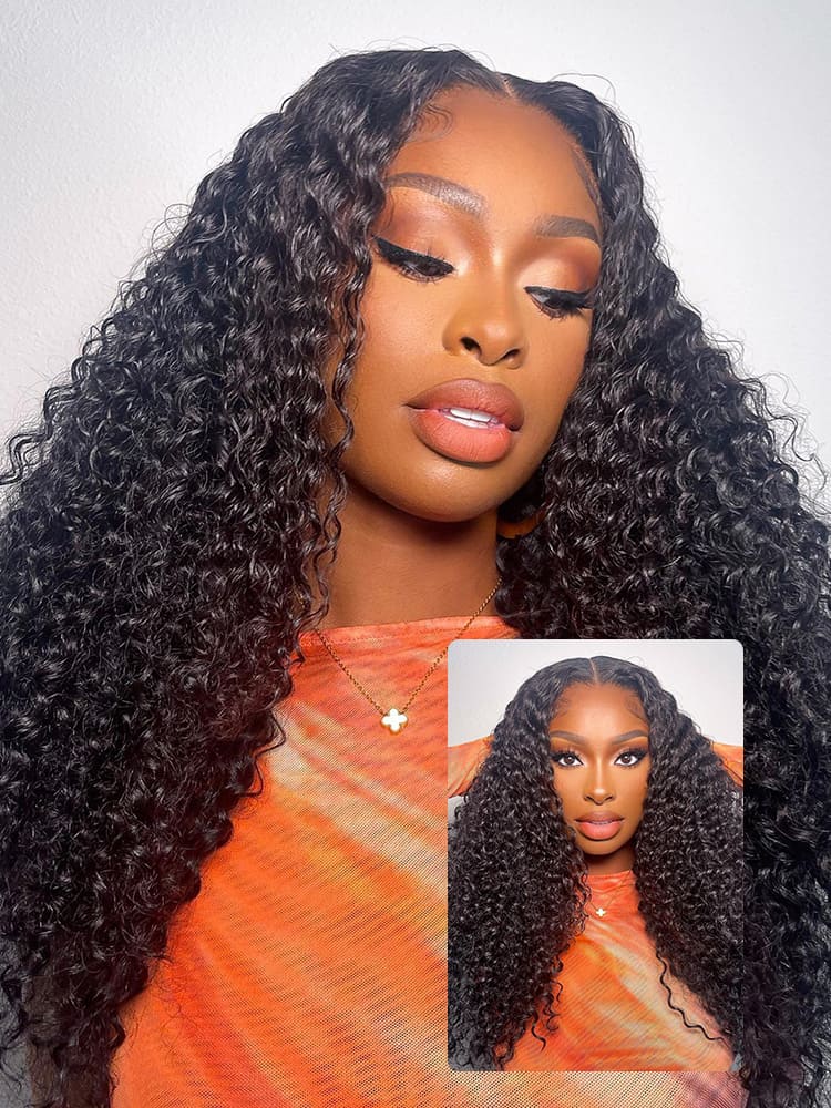 Bouncy Curly Lace Closure Wigs