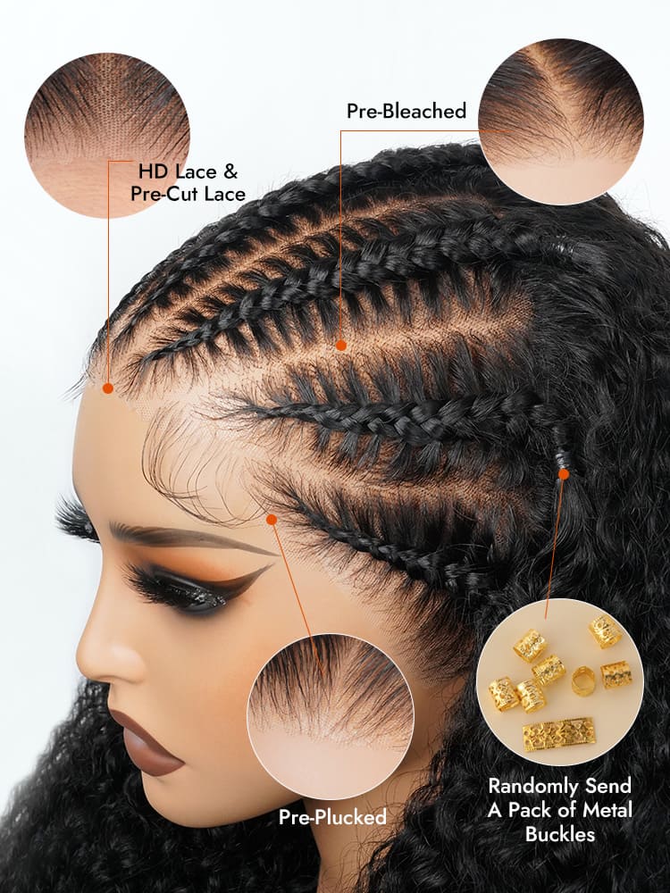 Braided Lace Front Wigs