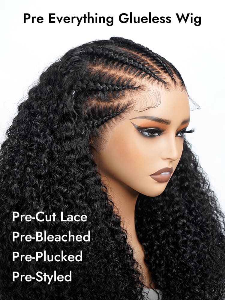 Pre Braiding Glueless Wig