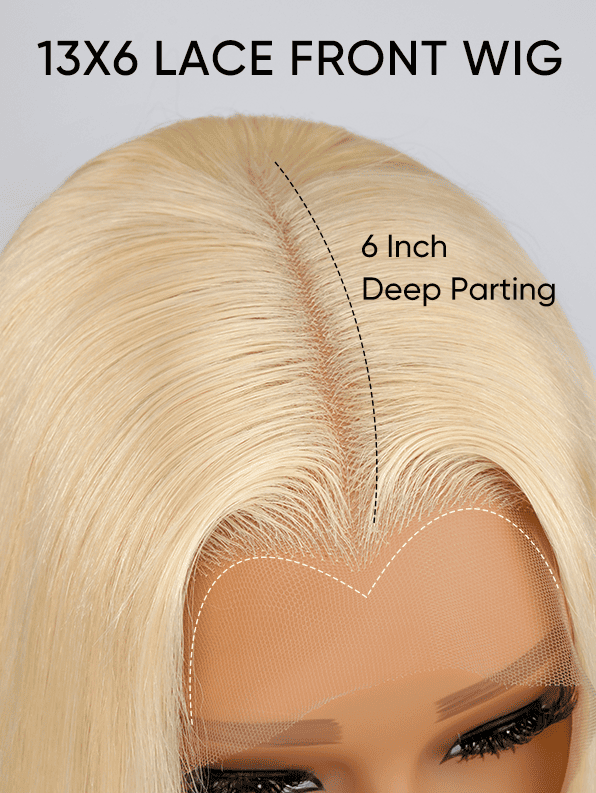 13X6 Lace Front Wig Deep Parting