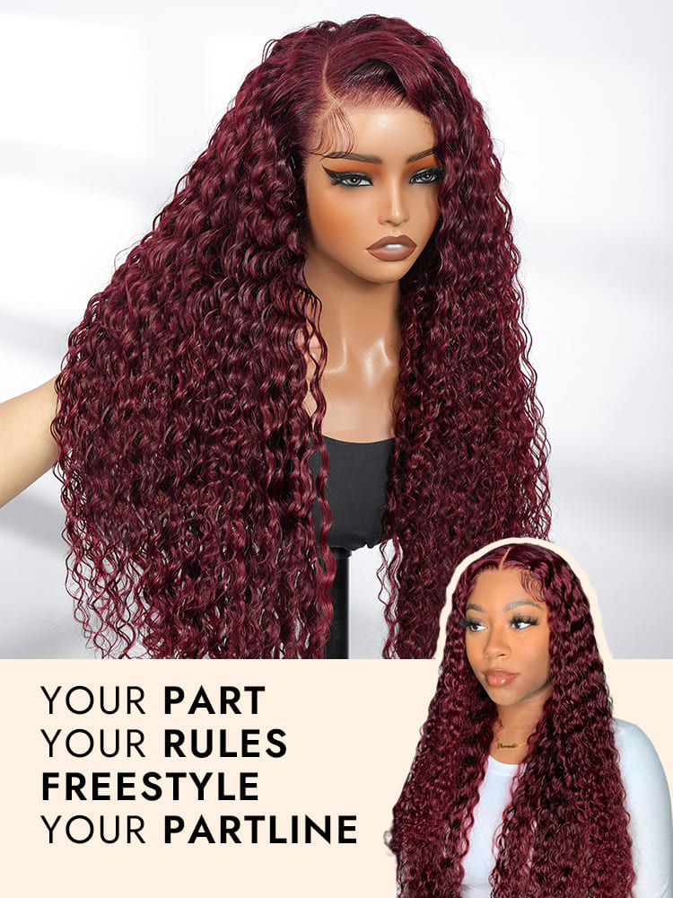 Deep Wave C Part 5x7 Lace Closure Wig