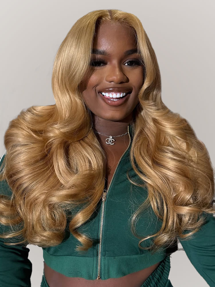 Salon Honey Blonde Body Wave Wig