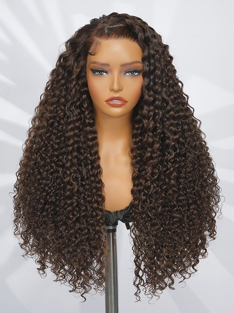 C Part Human Hair Wig