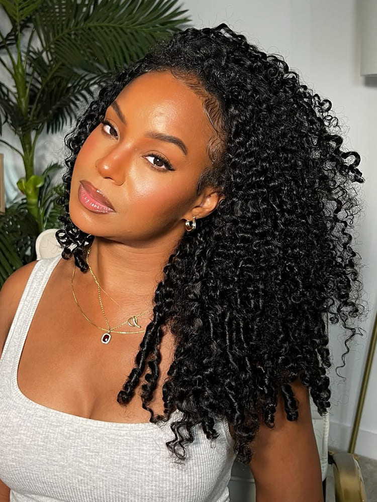 High-Quality Burmese Curly Crochet Hair 