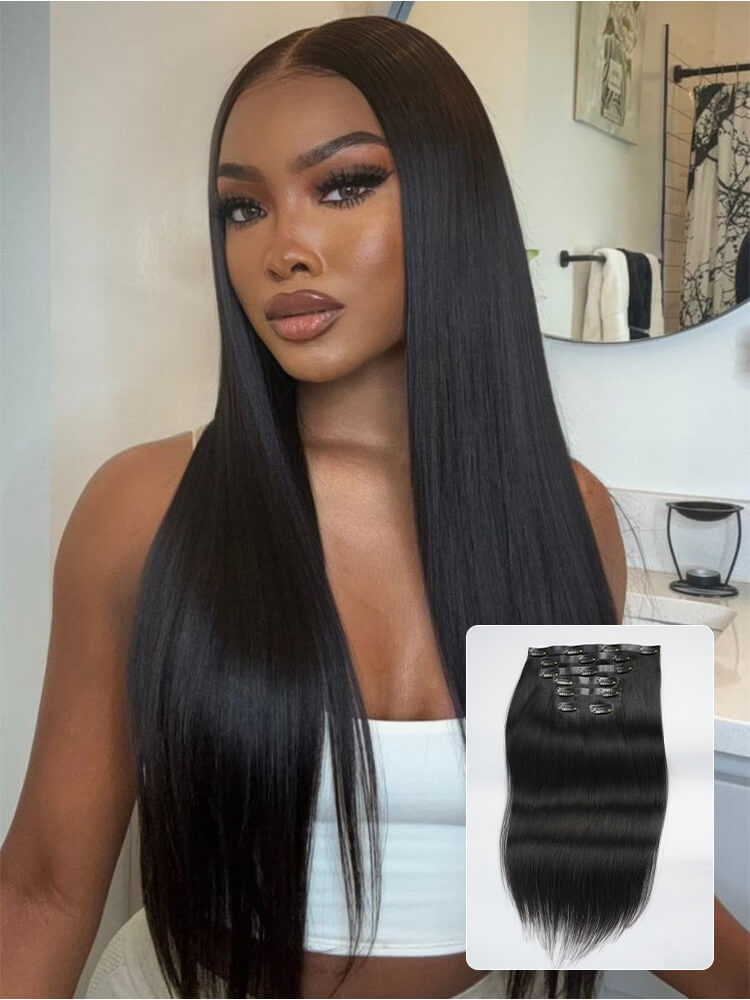 Clip In Straight Hair Extension