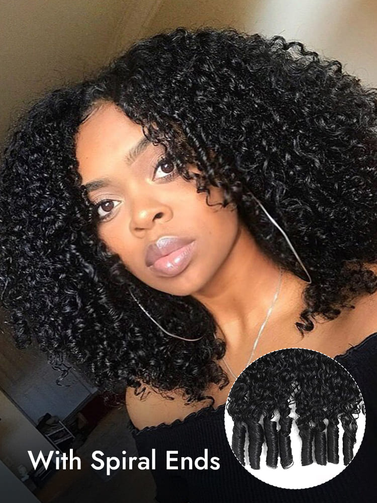 Burmese Curly Wig With Spiral Ends