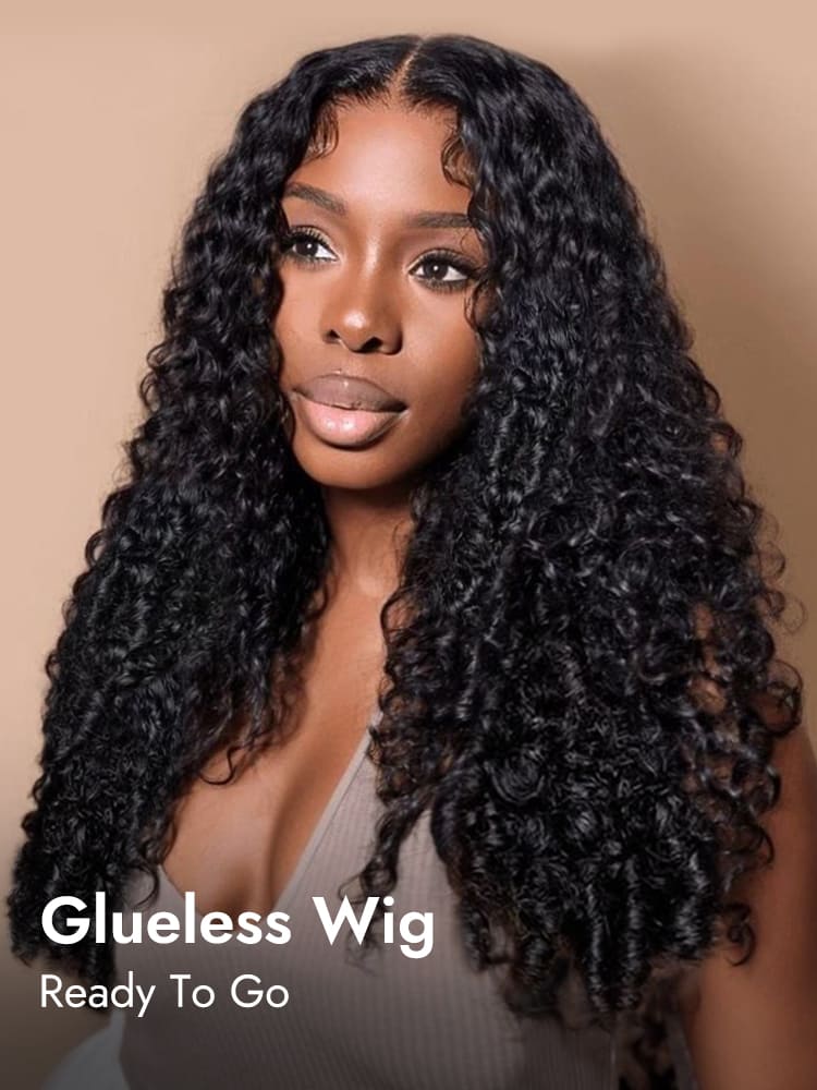 Ready And Go Curly Glueless Wig 
