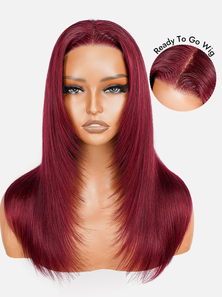 4x4 Lace 99J Ready To Go Wigs