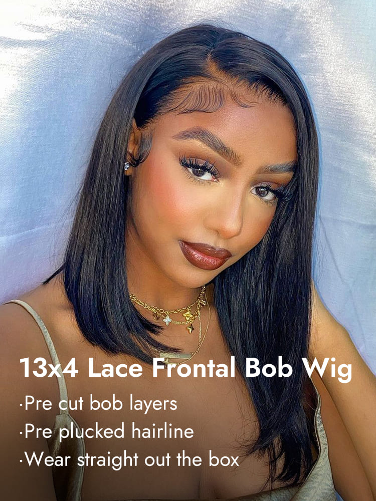Straight Bob 13x4 Lace Wig