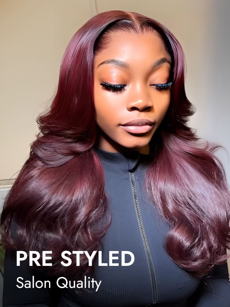 Pre Styled 99J Lagos Hairline Wig