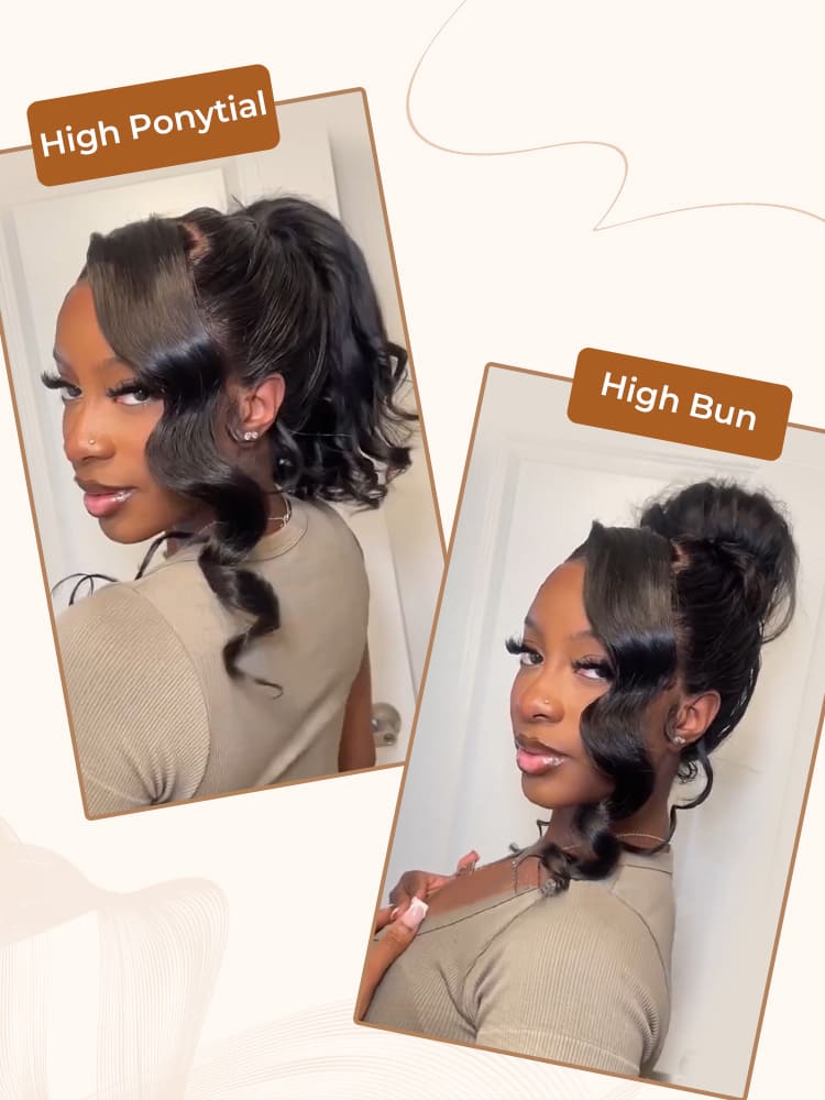 360 Lace Wig With Versatile Hairstyles
