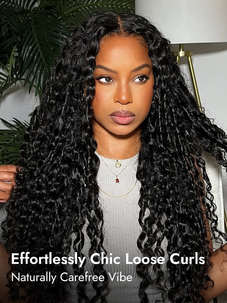 Loose Curly Human Hair Wig