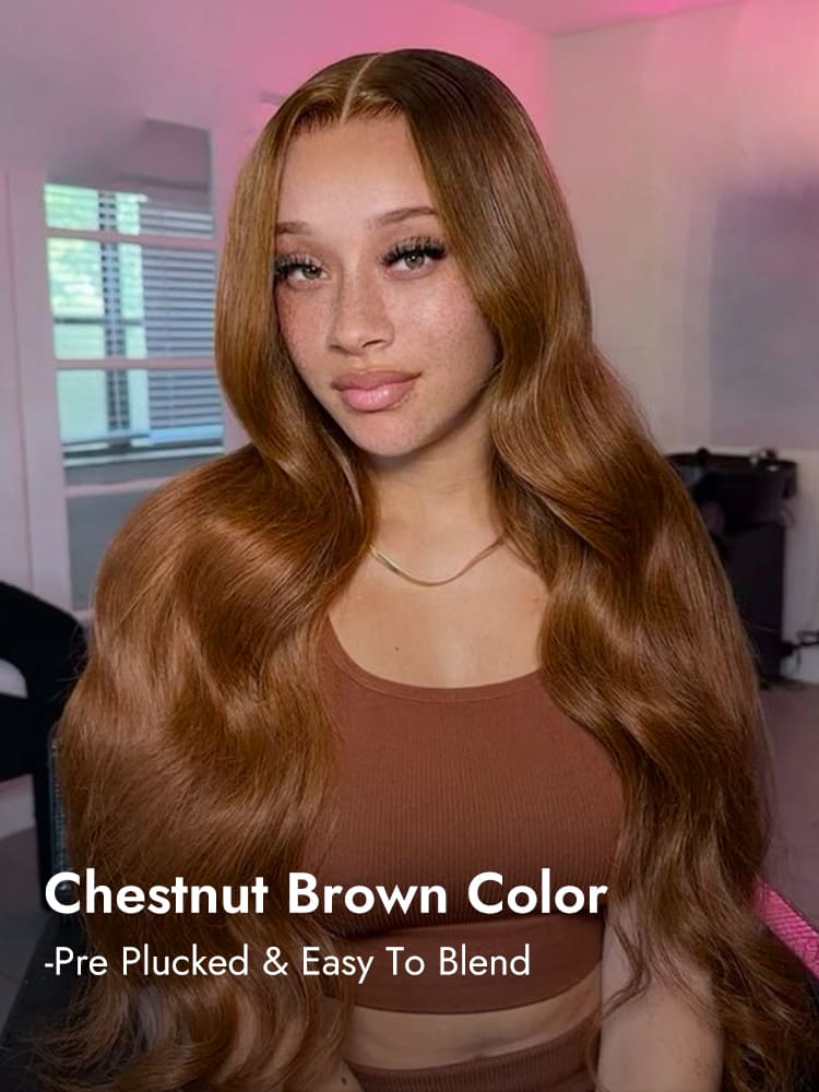 Chestnut Brown Color Wigs