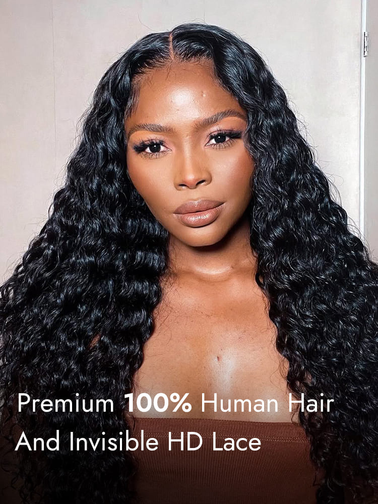 Deep Wave Lace Closure Wig