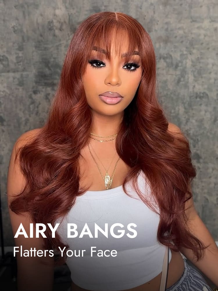 Ginger Brown Body Wave Wig