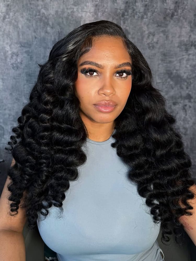 Wand Curl Half Wig