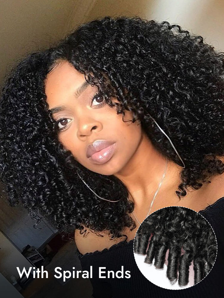 Burmese Curly Wig With Spiral Ends