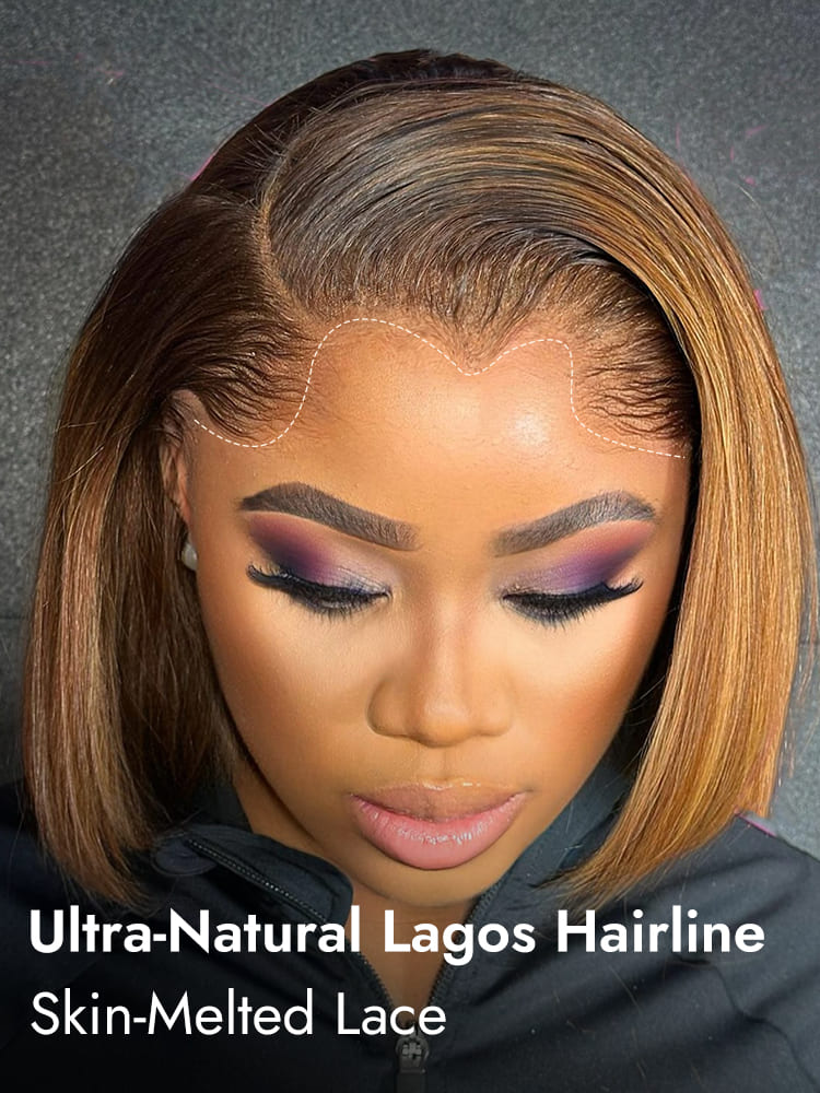 Natural Lagos Hairline Lace Bobby Wig