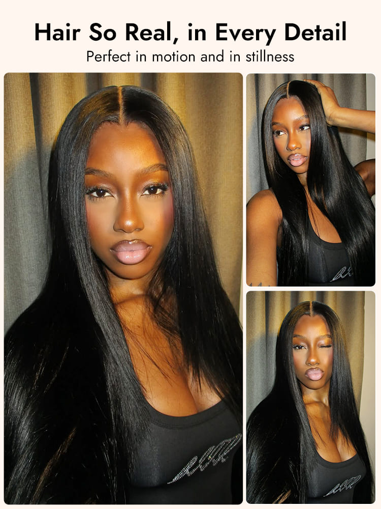 Sleek Straight Human Hair Wig