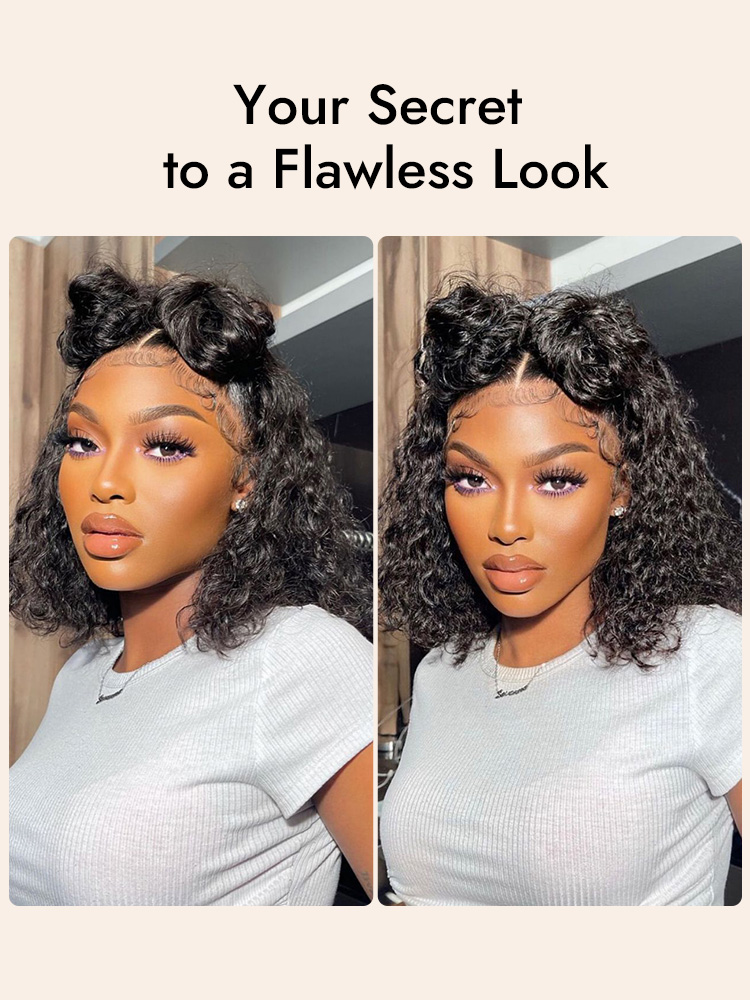 Deep Wave Hair Bob Wigs