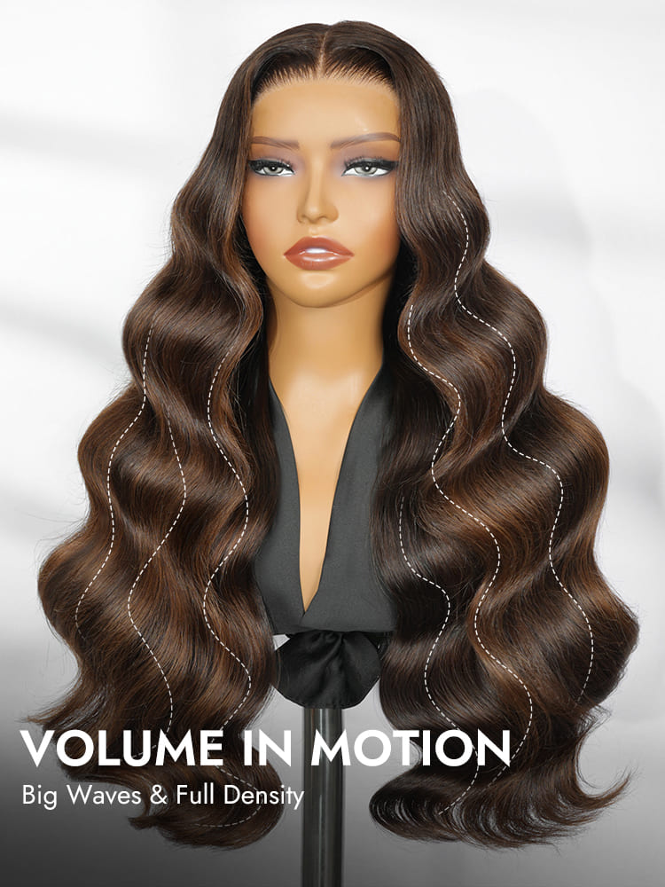 Balayage Highlight Loose Body Wig