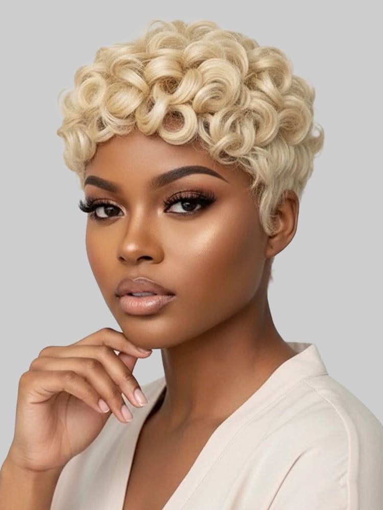 Blonde Pixie Cut Wig