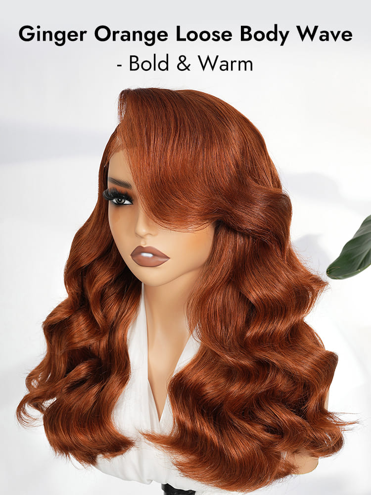 Ginger Orange Human Hair