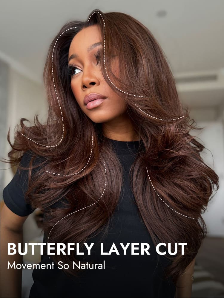 Dark Brown Body Wave Wig