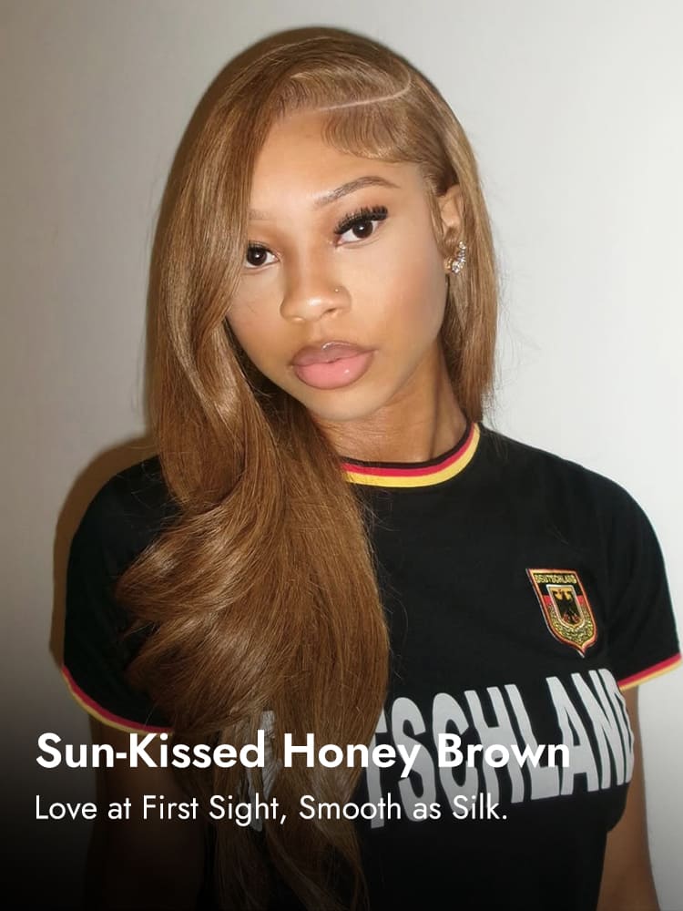 Sun-Kissed Honey Brown Lace Wigs