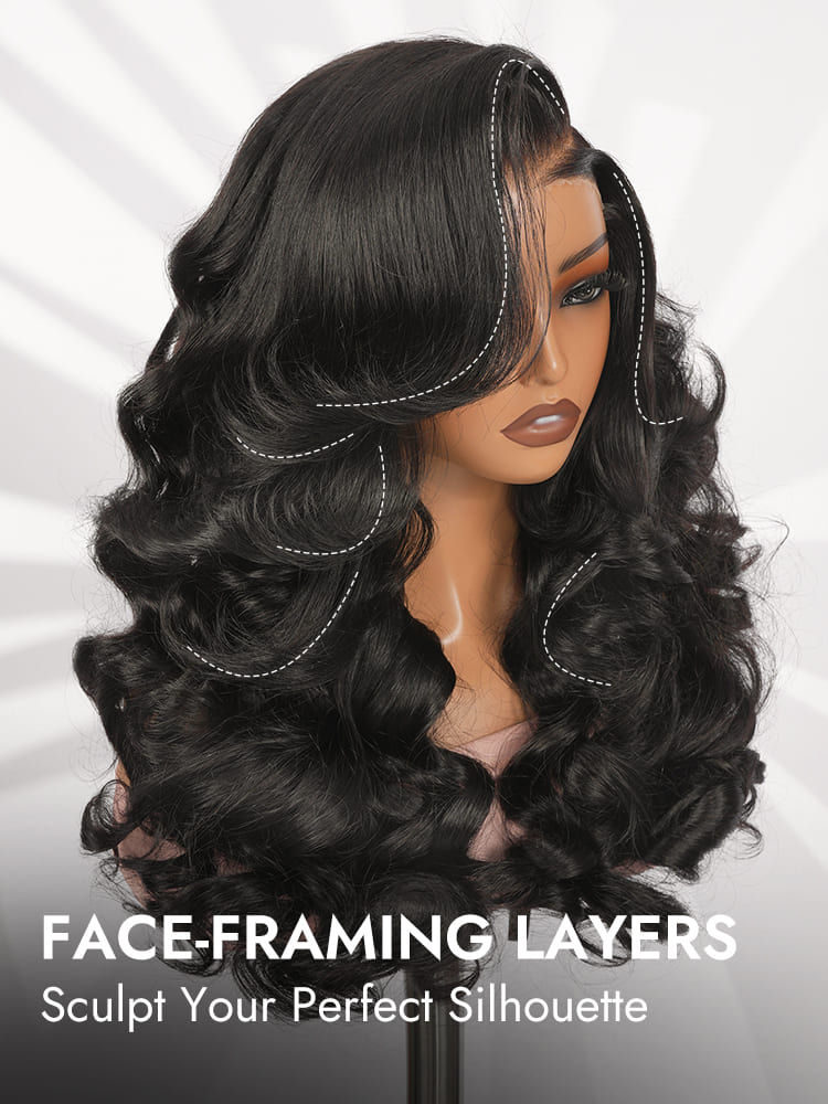 Layered Cut Loose Wavy Wig