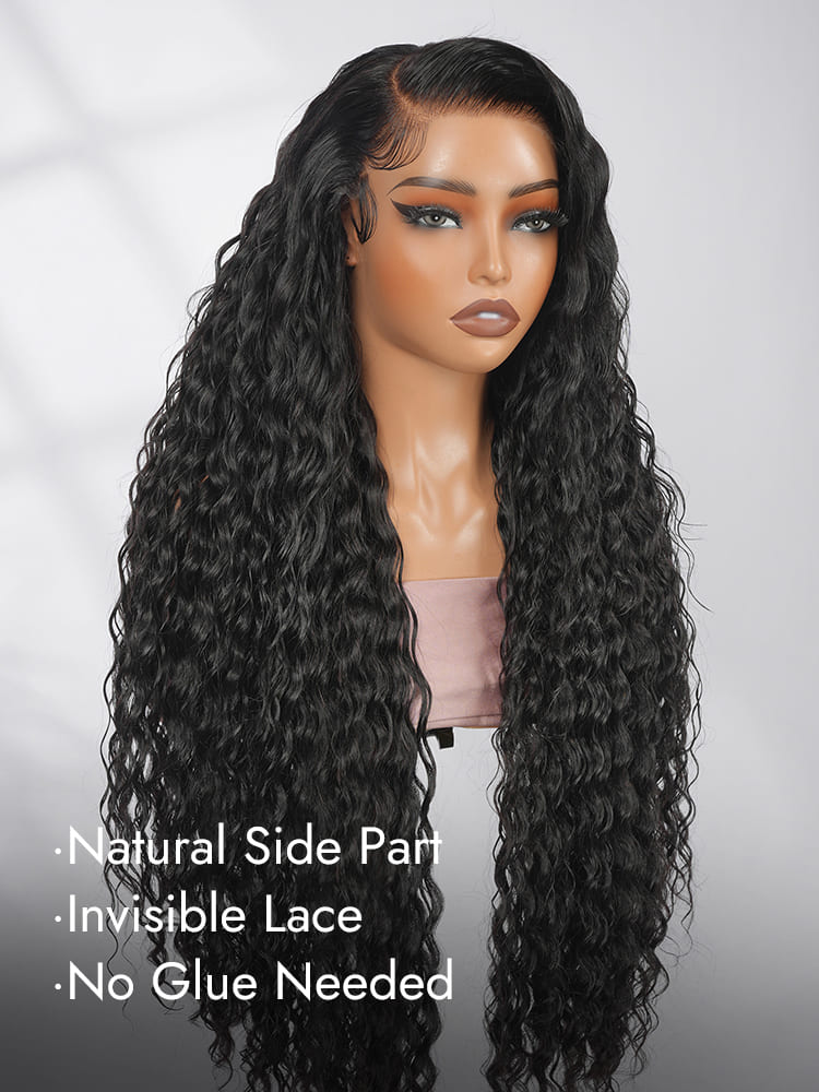 Pre-C Part Loose Deep Wave Lace Wig
