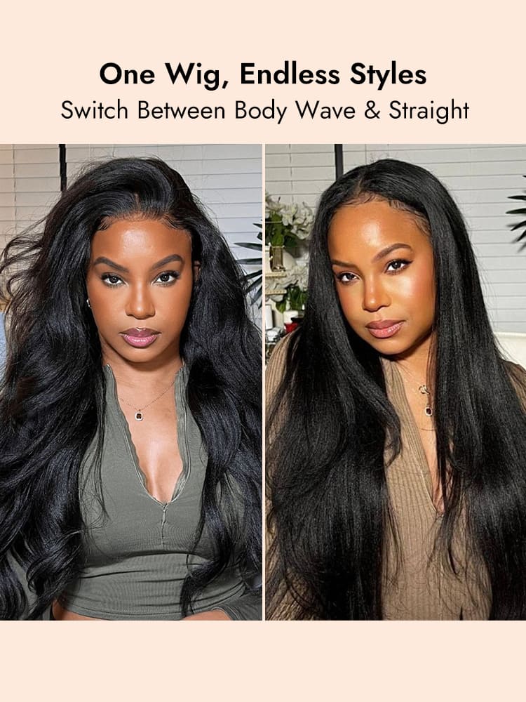 Light Yaki Body 5x7 Lace Wigs