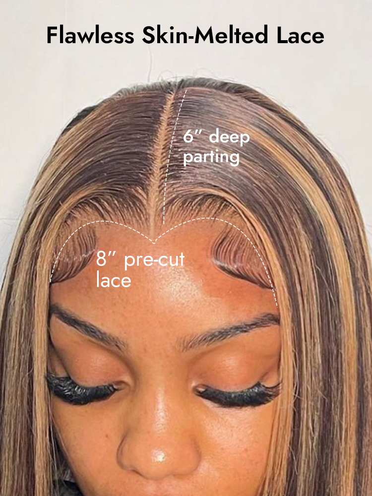 P4/27 Straight Wigs With M Hairline